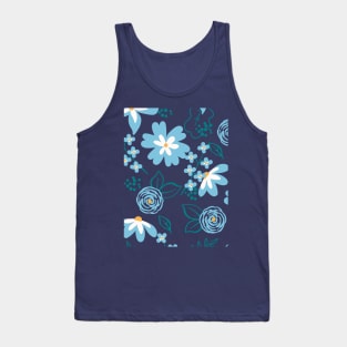 Floral Pattern - Handdrawn flowers Tank Top